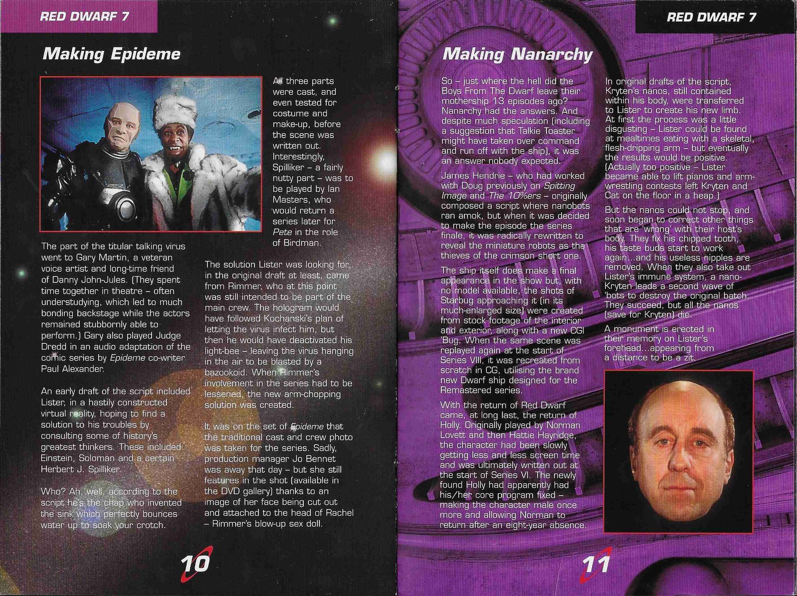 Inserts from BBCDVD 1692